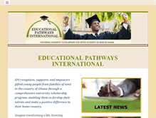 Tablet Screenshot of educationalpathwaysinternational.org